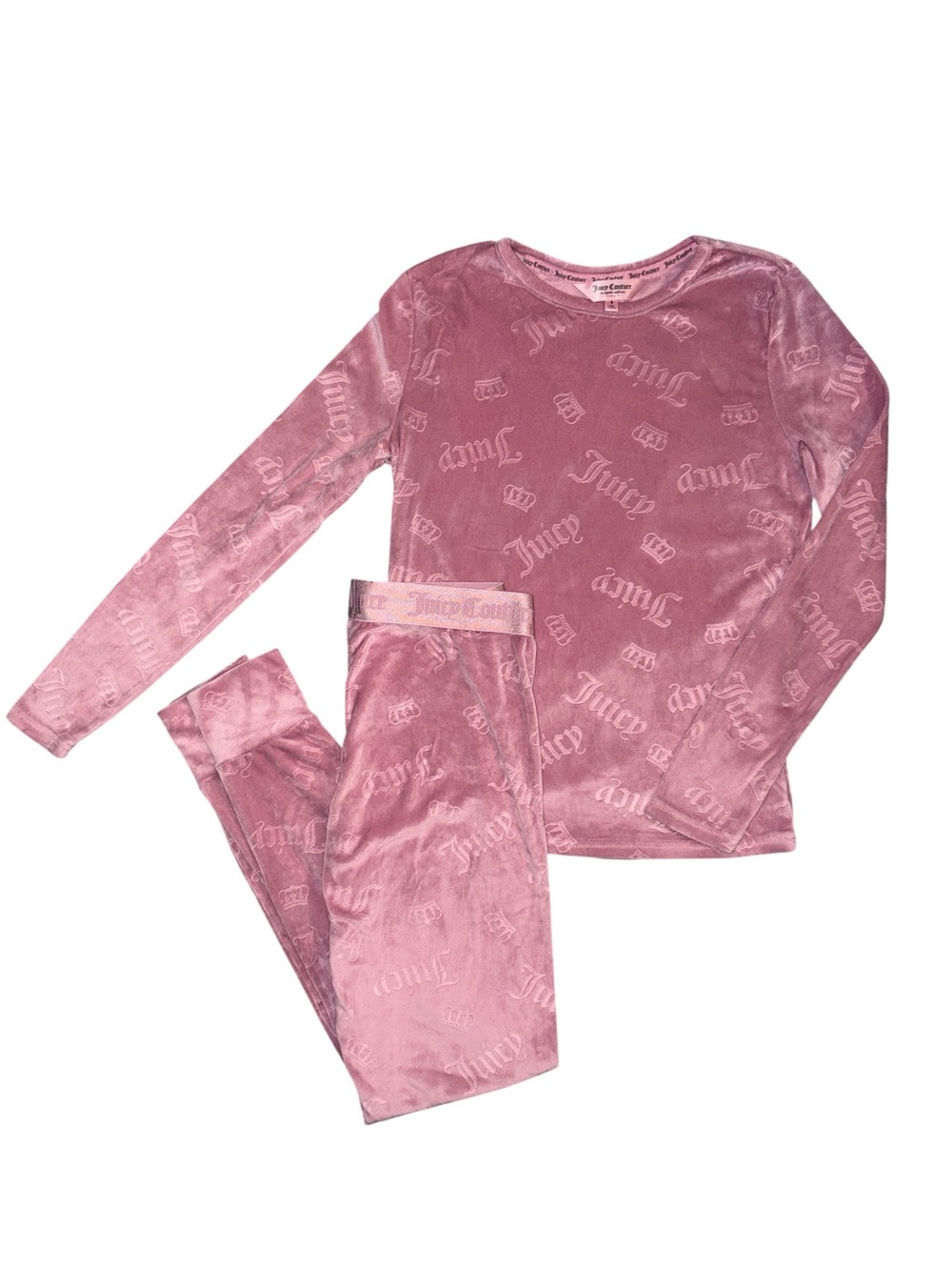 Juicy Couture Pink Velour Women’s Pajama Set